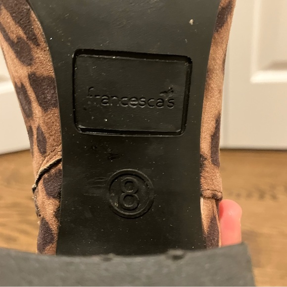 Francesca’s Cheetah Print Booties - Picture 3 of 5